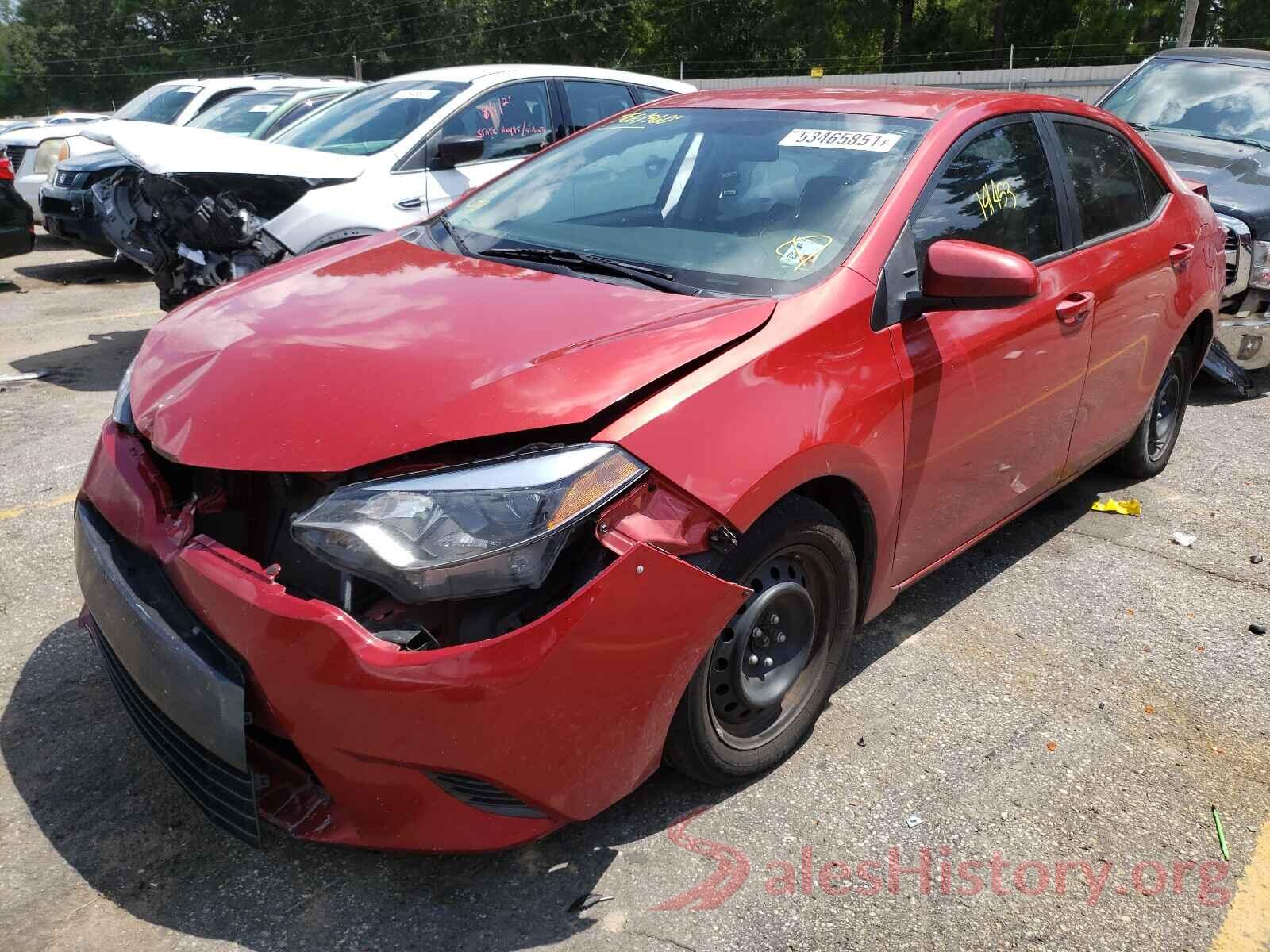 5YFBURHE1GP502954 2016 TOYOTA COROLLA