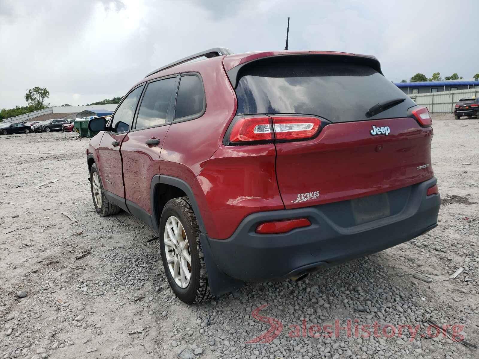 1C4PJLAB2GW307724 2016 JEEP CHEROKEE