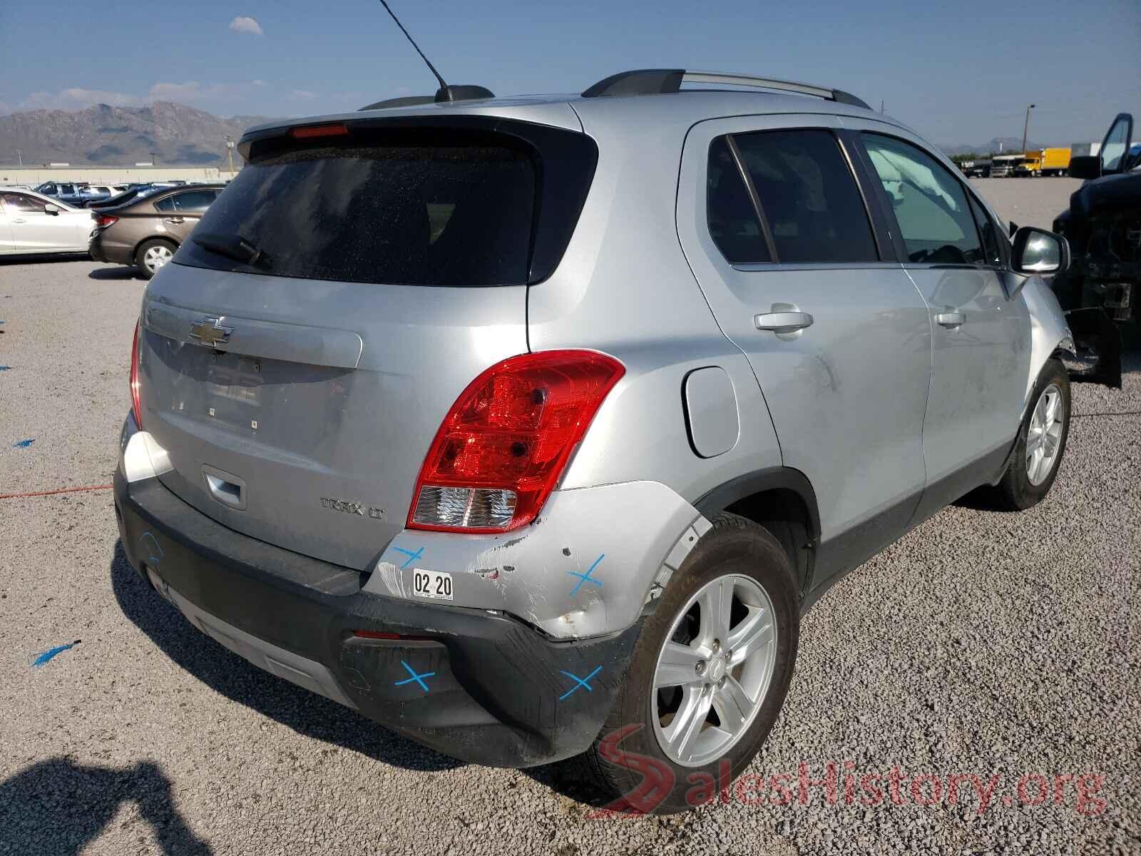 3GNCJLSB9GL158545 2016 CHEVROLET TRAX