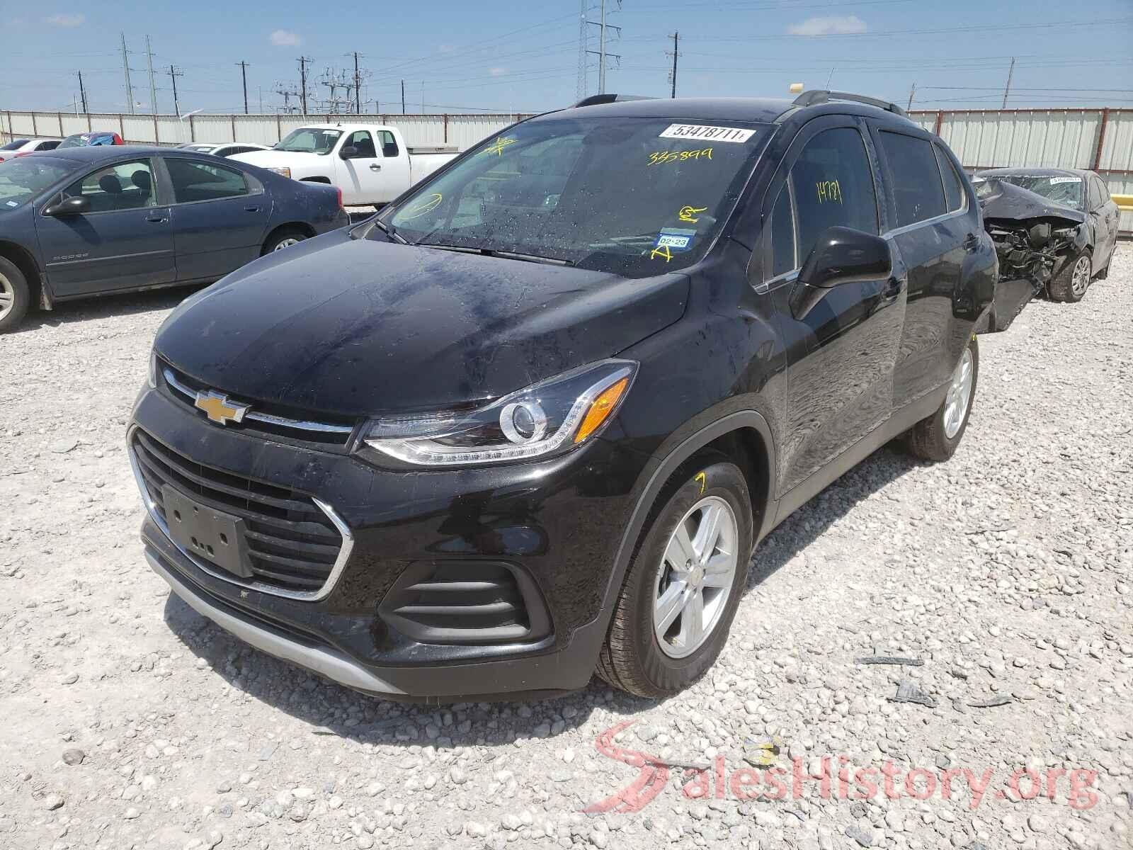 3GNCJLSB7LL335989 2020 CHEVROLET TRAX