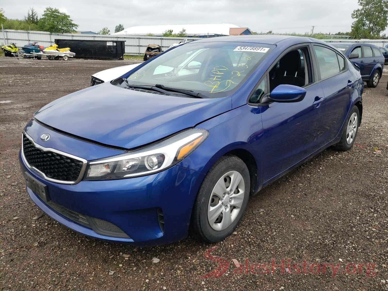 3KPFK4A7XHE157805 2017 KIA FORTE