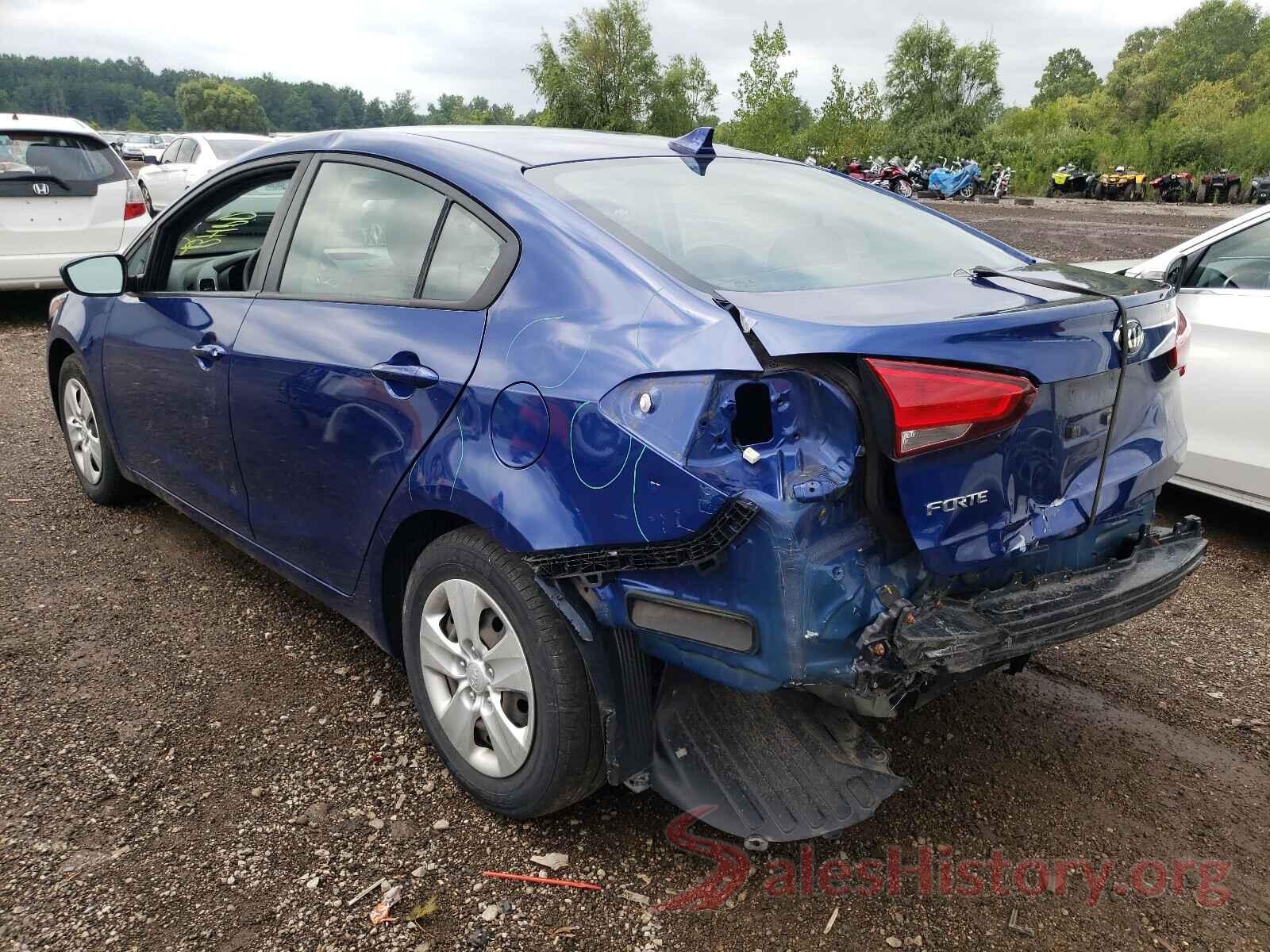 3KPFK4A7XHE157805 2017 KIA FORTE