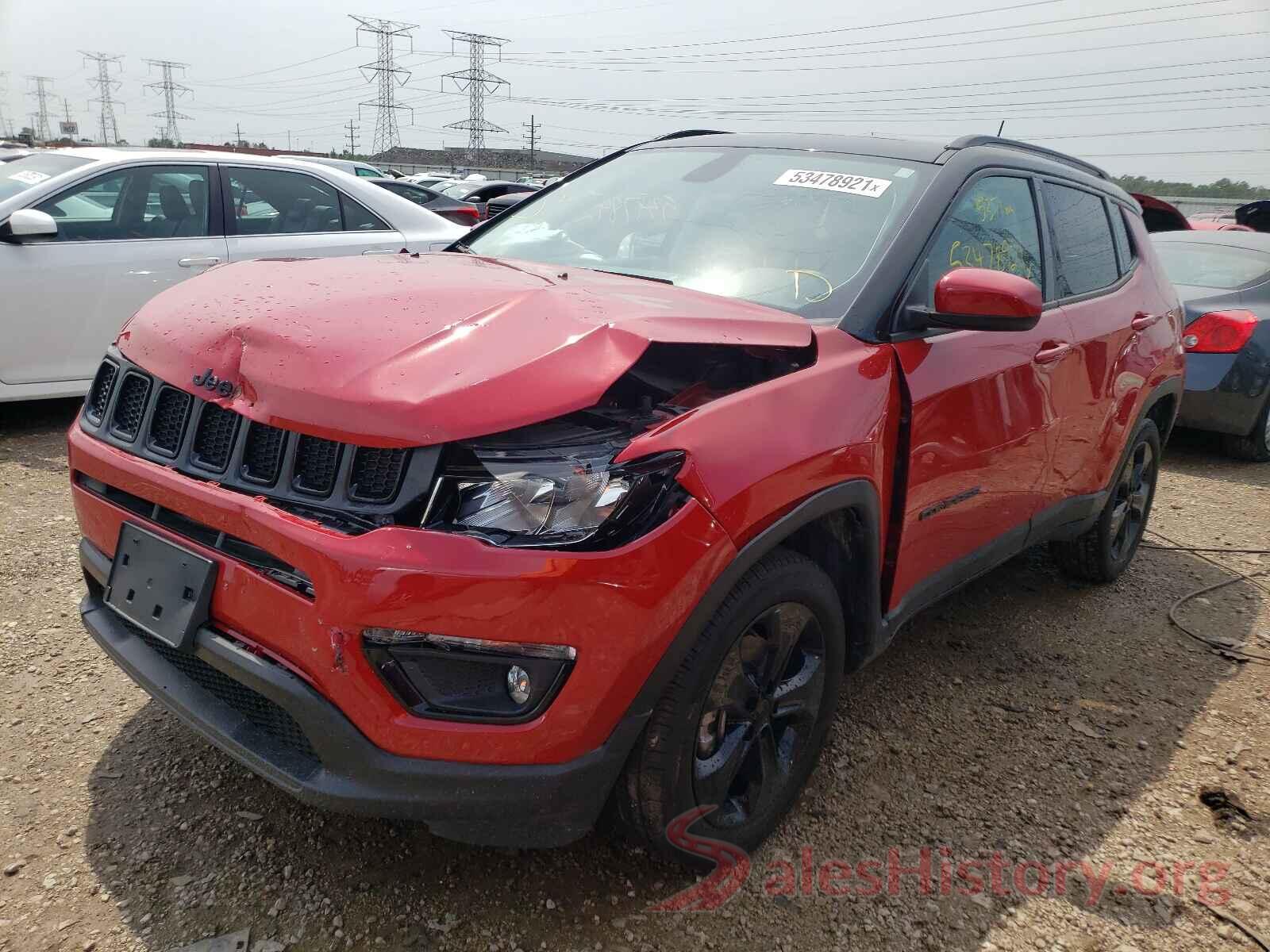 3C4NJDBB9MT557409 2021 JEEP COMPASS