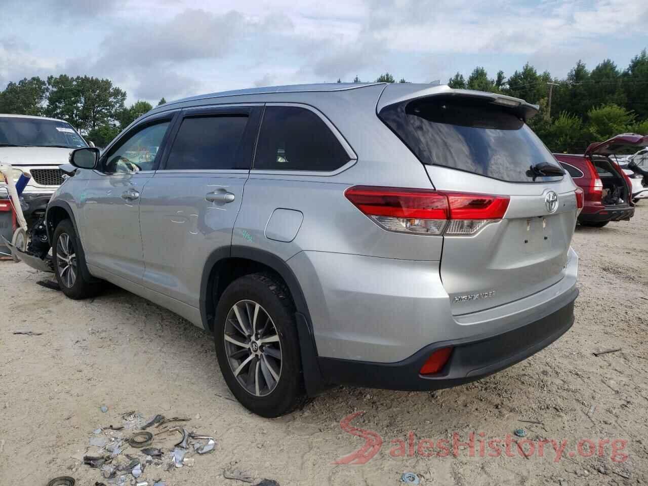 5TDJZRFH8JS532140 2018 TOYOTA HIGHLANDER