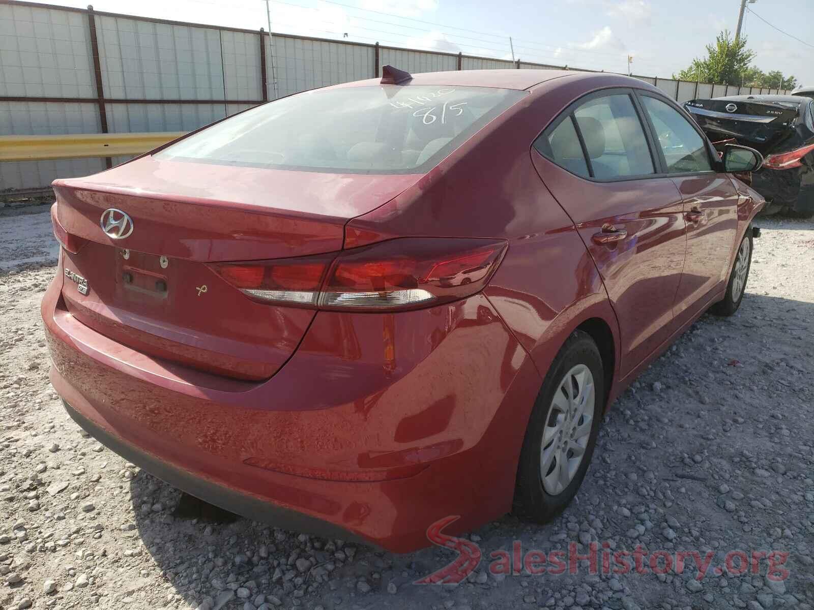 5NPD74LF1HH037335 2017 HYUNDAI ELANTRA