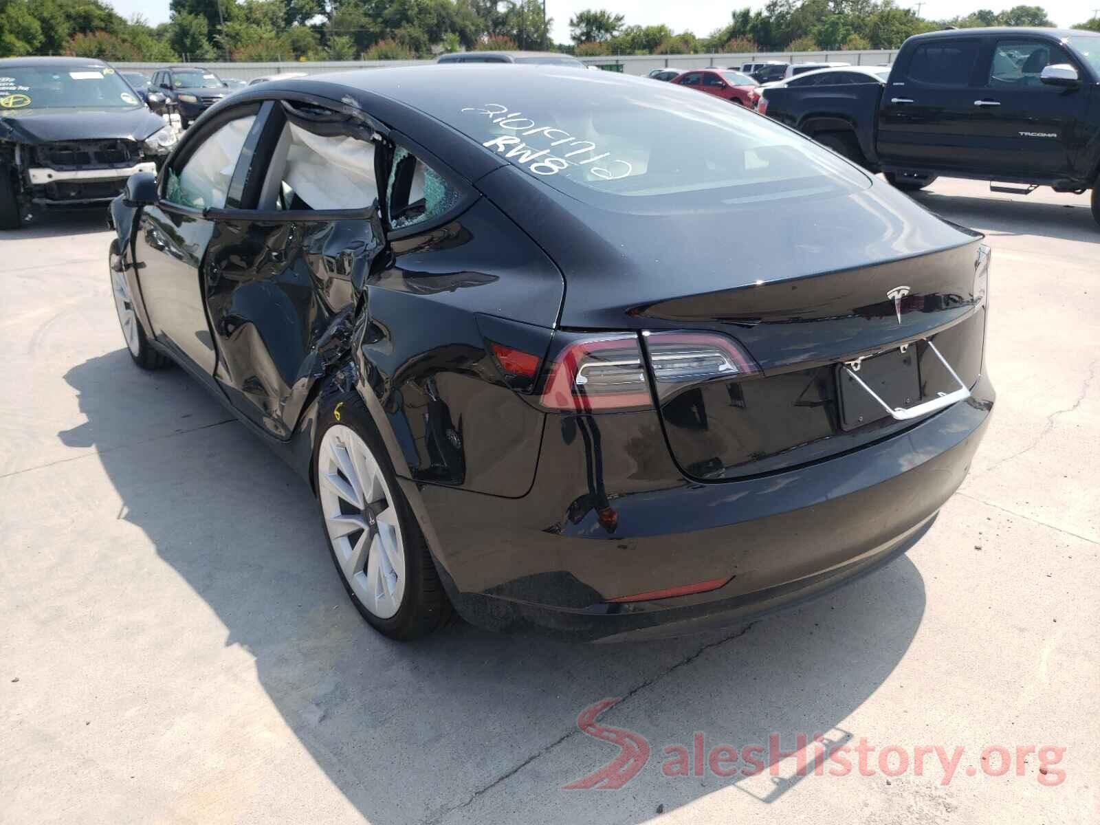 5YJ3E1EA5MF925841 2021 TESLA MODEL 3