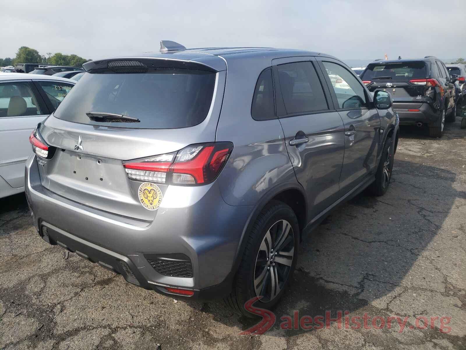 JA4AP3AU7LU014133 2020 MITSUBISHI OUTLANDER