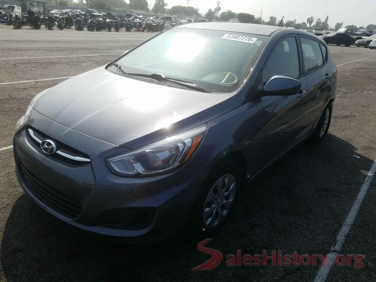 KMHCT5AE5GU244026 2016 HYUNDAI ACCENT