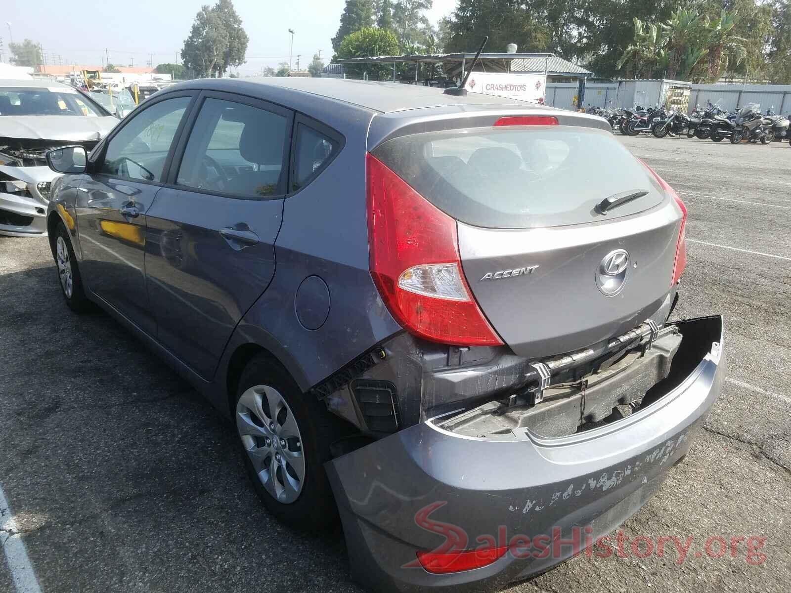 KMHCT5AE5GU244026 2016 HYUNDAI ACCENT