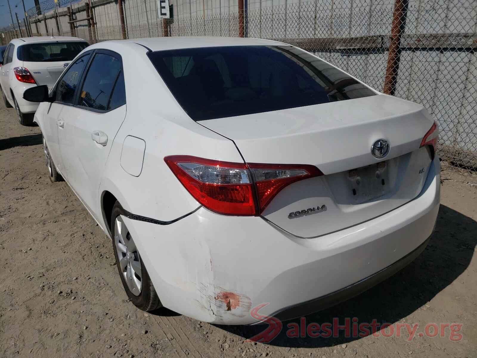 5YFBURHE1GP567013 2016 TOYOTA COROLLA