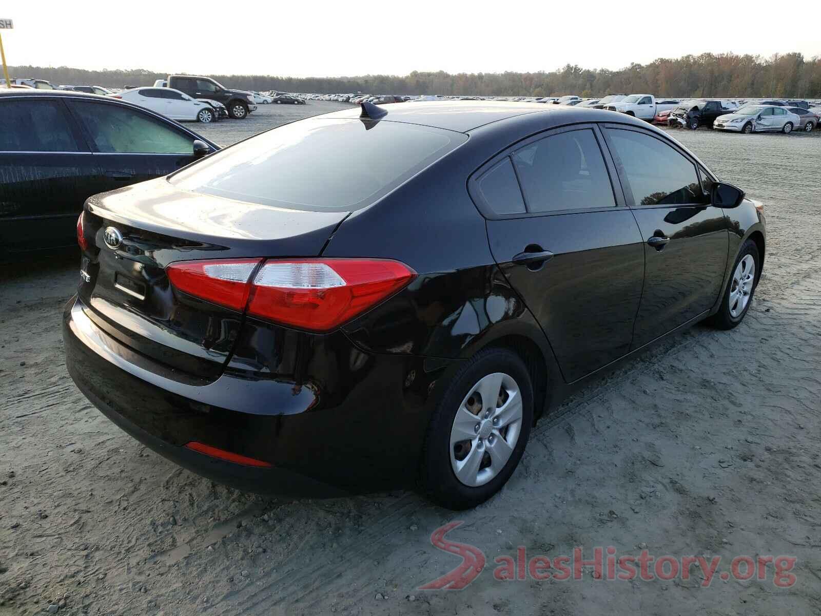 KNAFK4A6XG5616233 2016 KIA FORTE