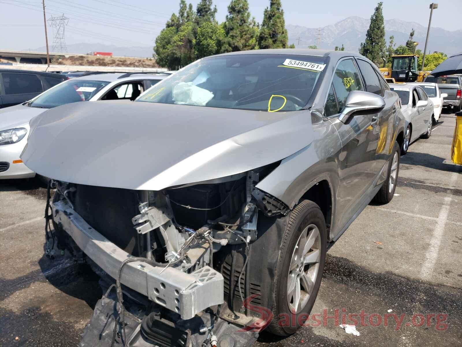 2T2ZZMCA2KC143478 2019 LEXUS RX350