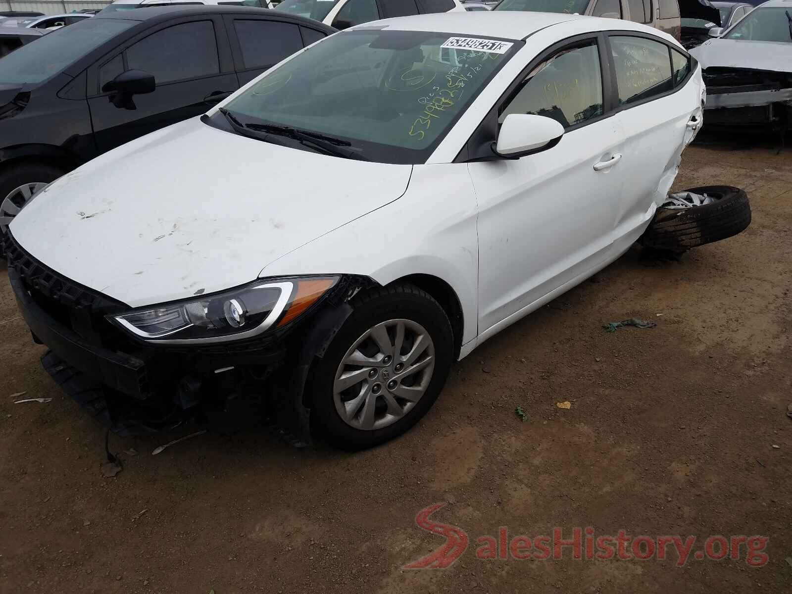 5NPD74LF1HH178342 2017 HYUNDAI ELANTRA