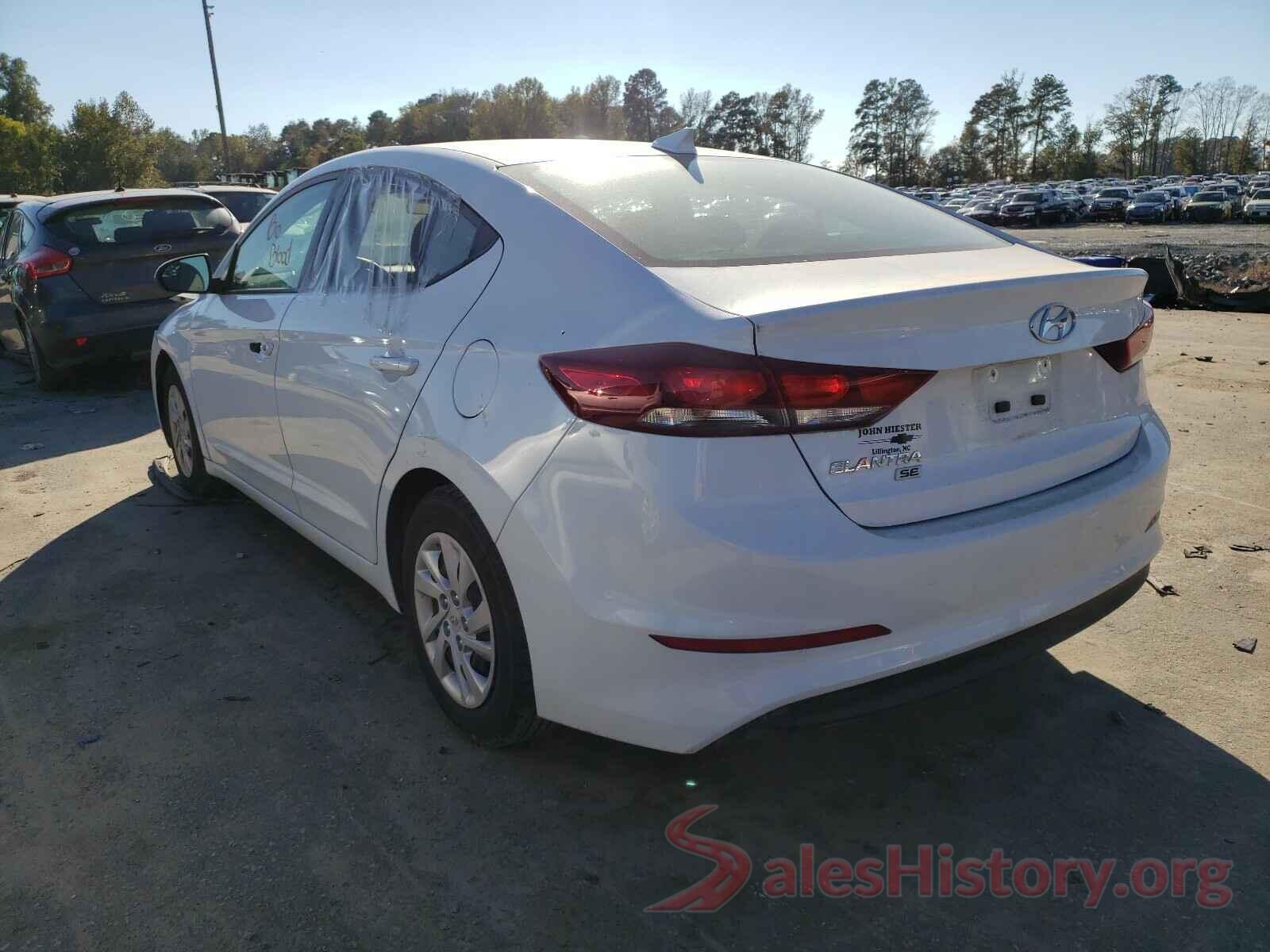 5NPD74LF2HH167043 2017 HYUNDAI ELANTRA