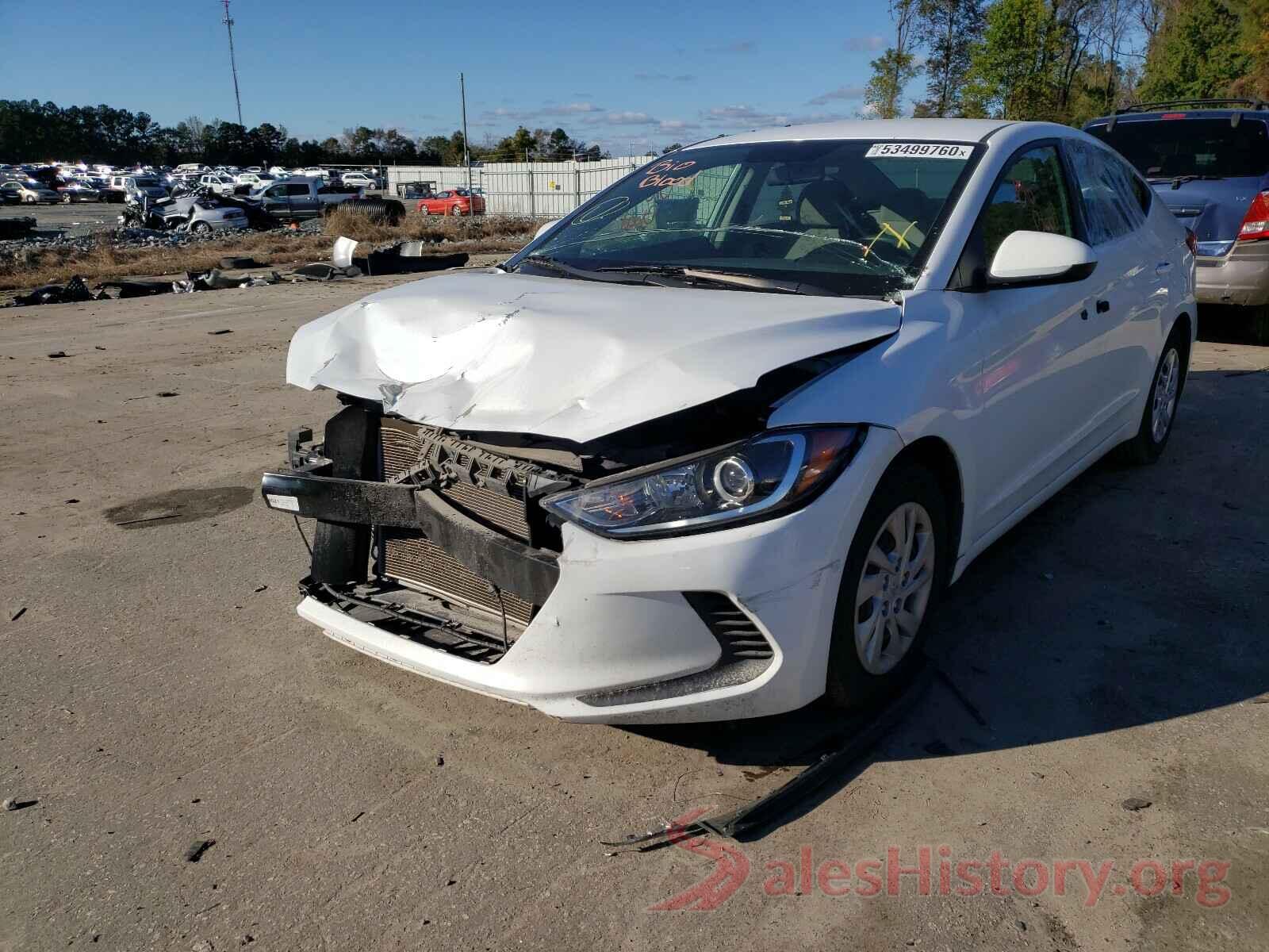 5NPD74LF2HH167043 2017 HYUNDAI ELANTRA