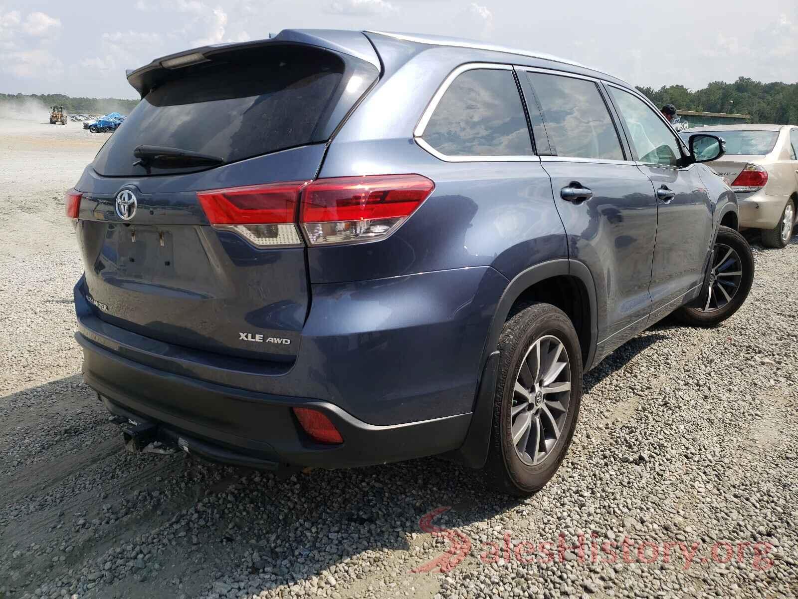 5TDJZRFH3HS411798 2017 TOYOTA HIGHLANDER