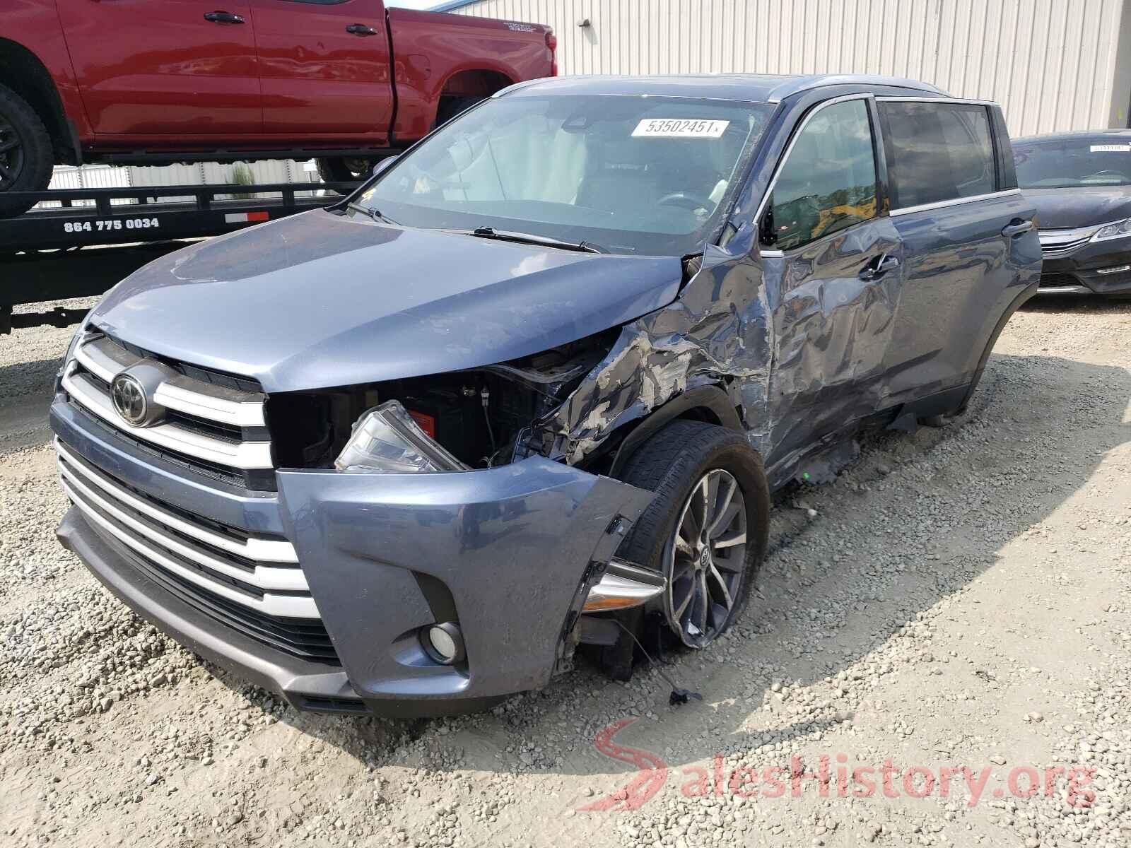 5TDJZRFH3HS411798 2017 TOYOTA HIGHLANDER