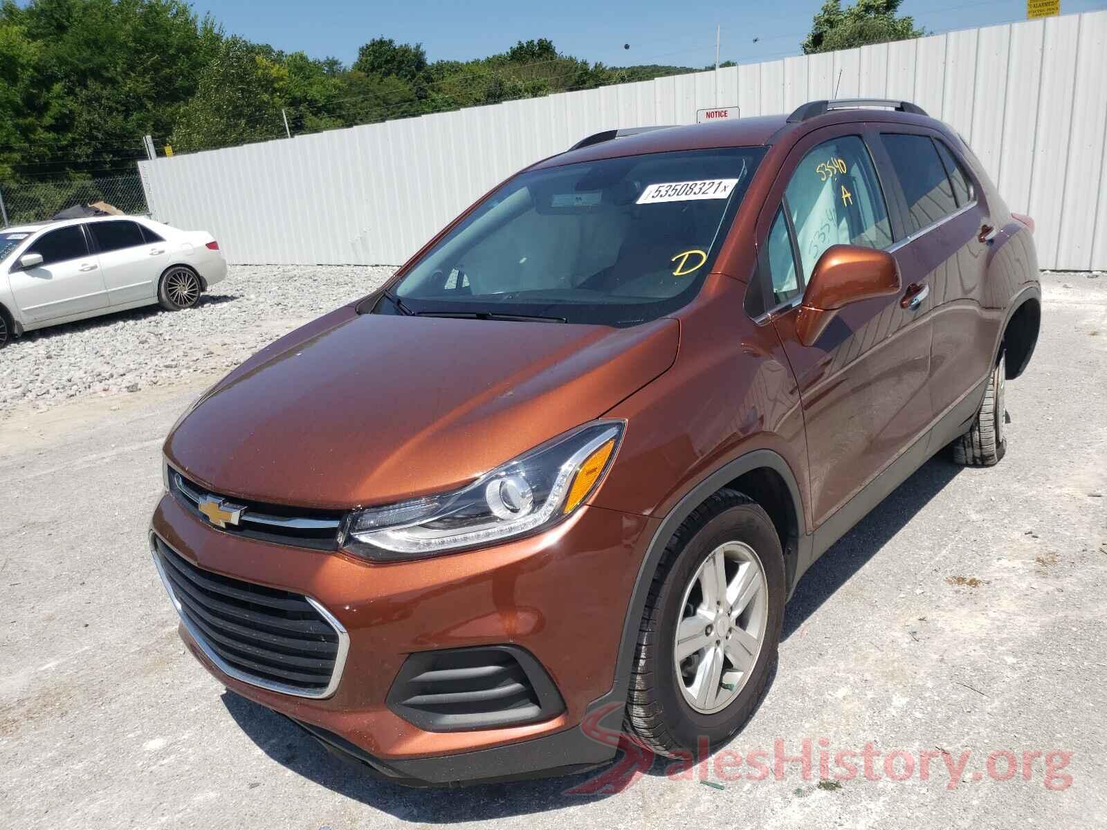 3GNCJLSB7KL287022 2019 CHEVROLET TRAX