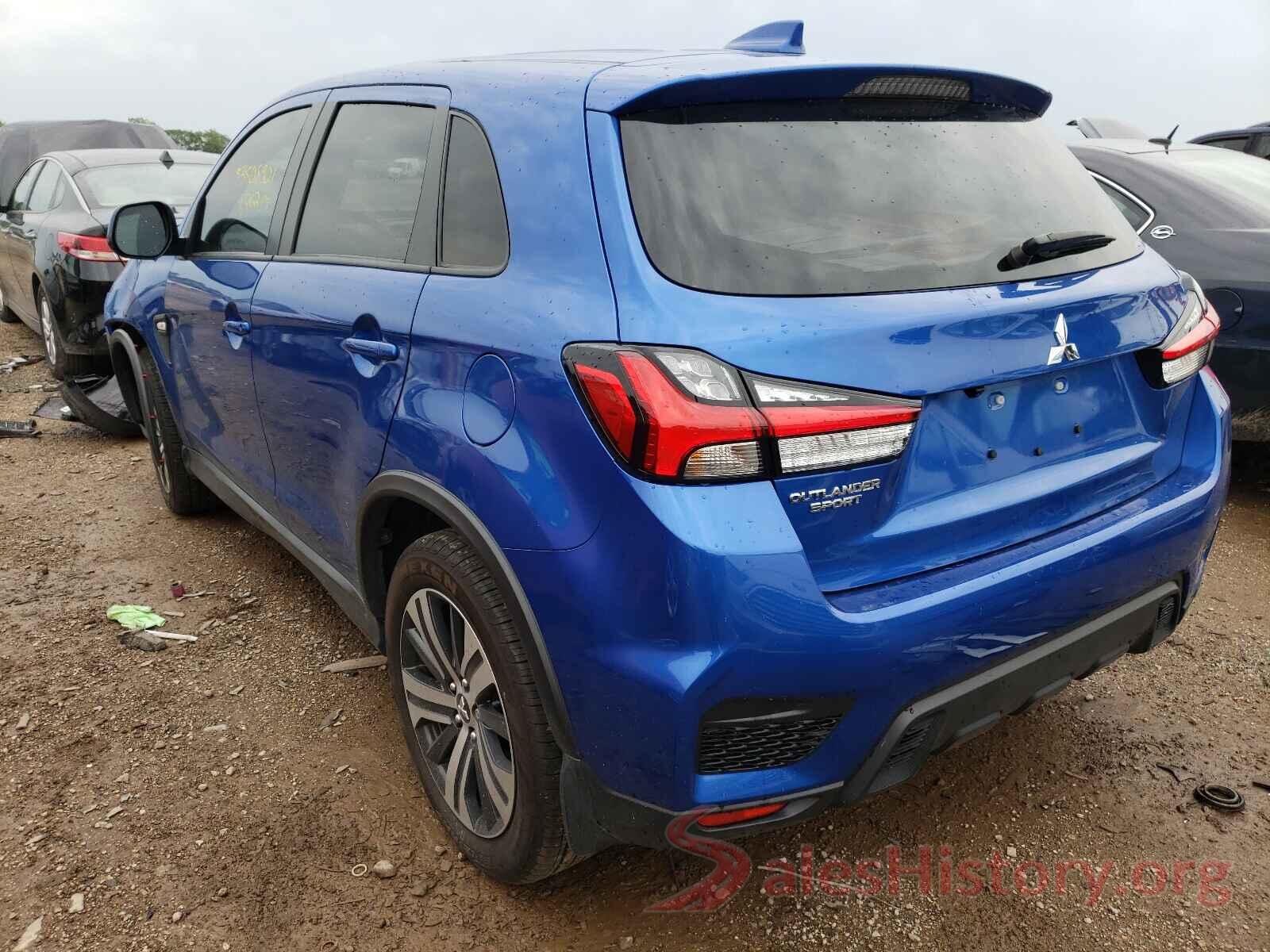 JA4AR3AU7LU004714 2020 MITSUBISHI OUTLANDER