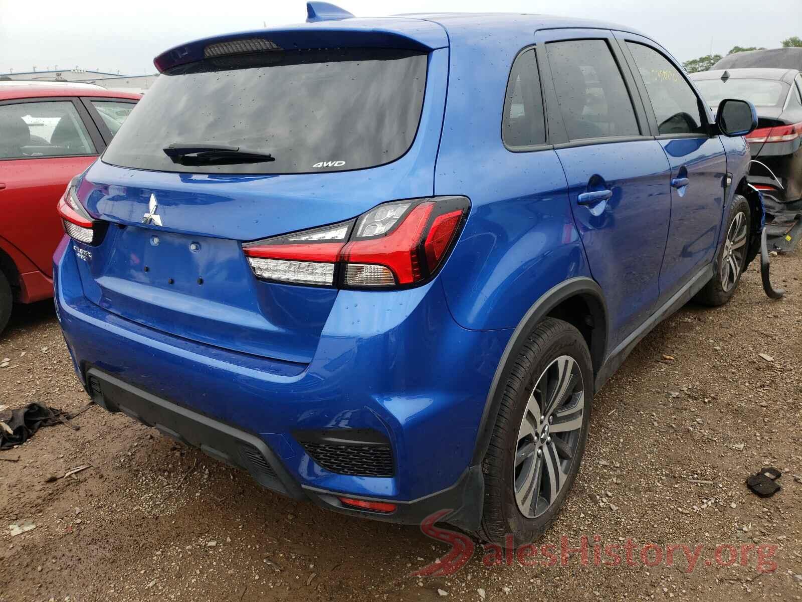 JA4AR3AU7LU004714 2020 MITSUBISHI OUTLANDER