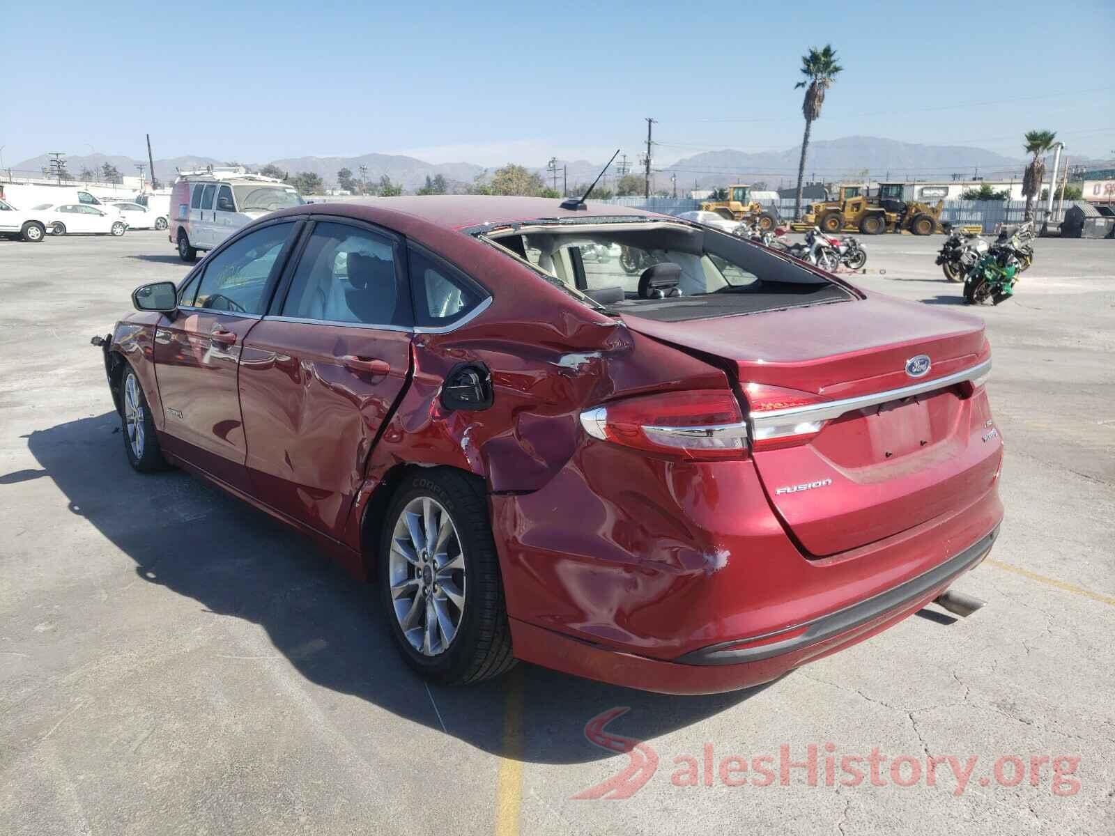 3FA6P0LU7HR386227 2017 FORD FUSION