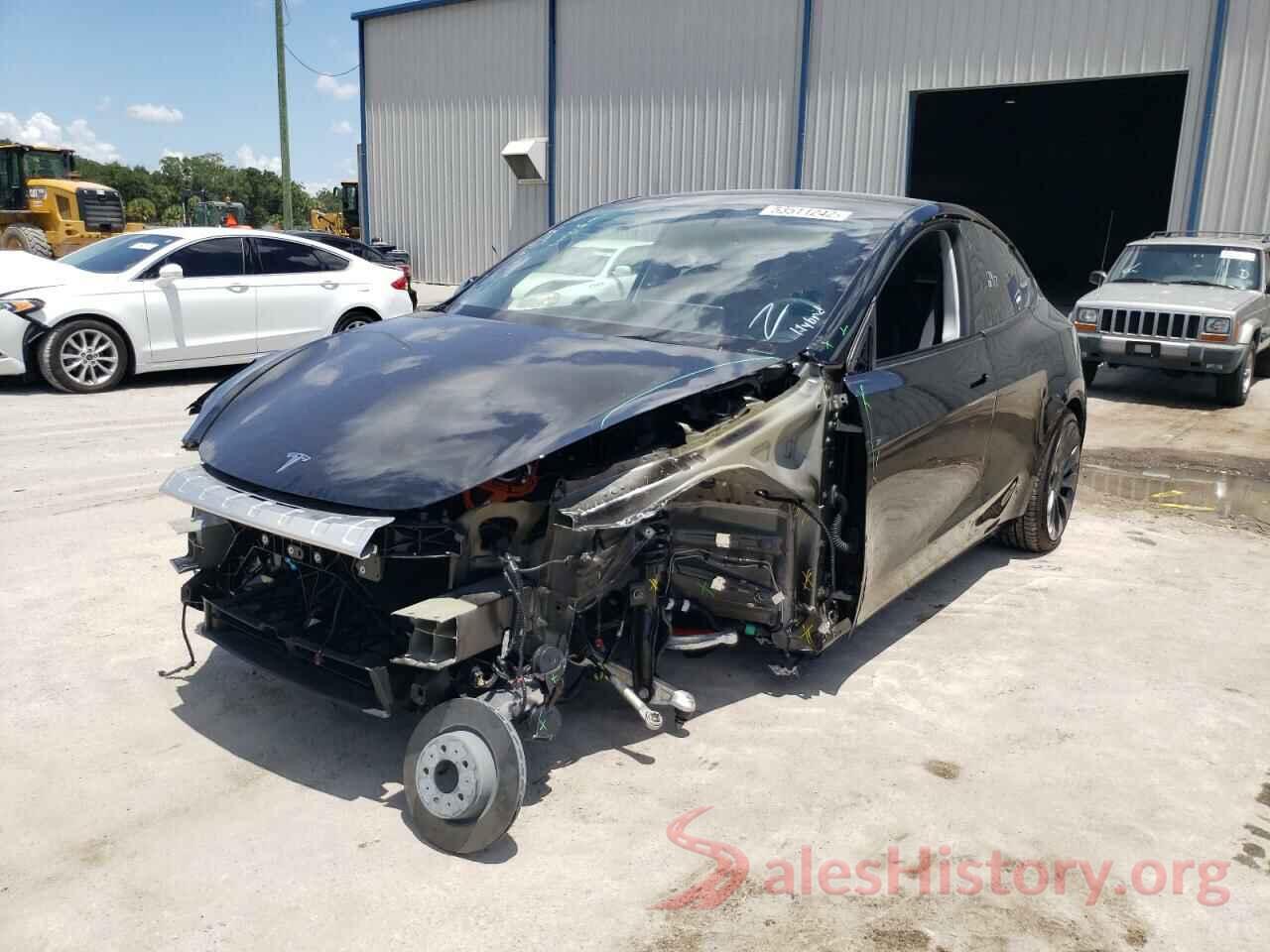 7SAYGDEF8NF378114 2022 TESLA MODEL Y