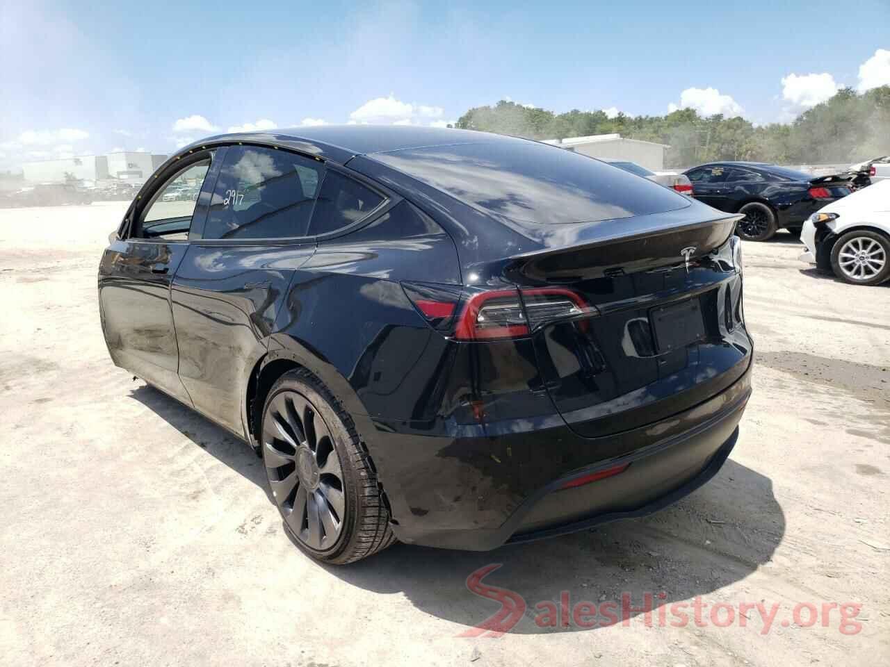 7SAYGDEF8NF378114 2022 TESLA MODEL Y