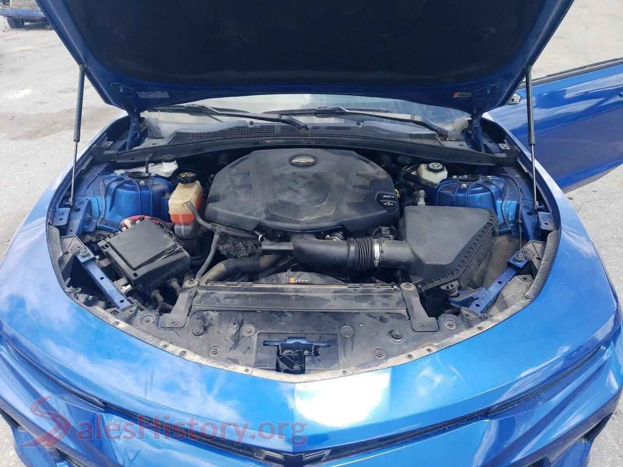 2018 CHEVROLET CAMARO VIN 1G1FB1RS6J0108826, VIN plate