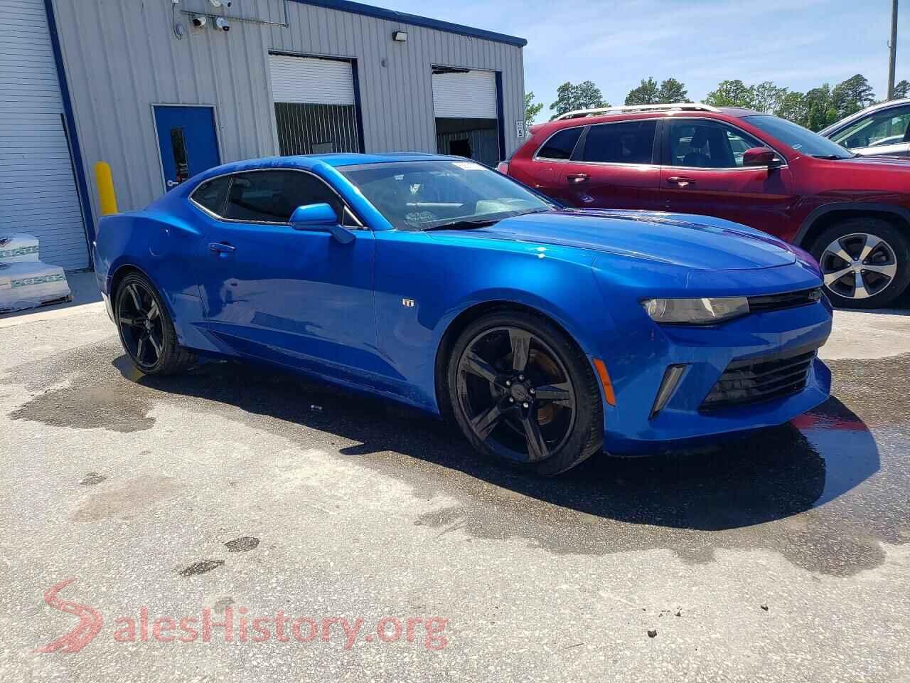 2018 CHEVROLET CAMARO VIN 1G1FB1RS6J0108826, rear 3/4 view