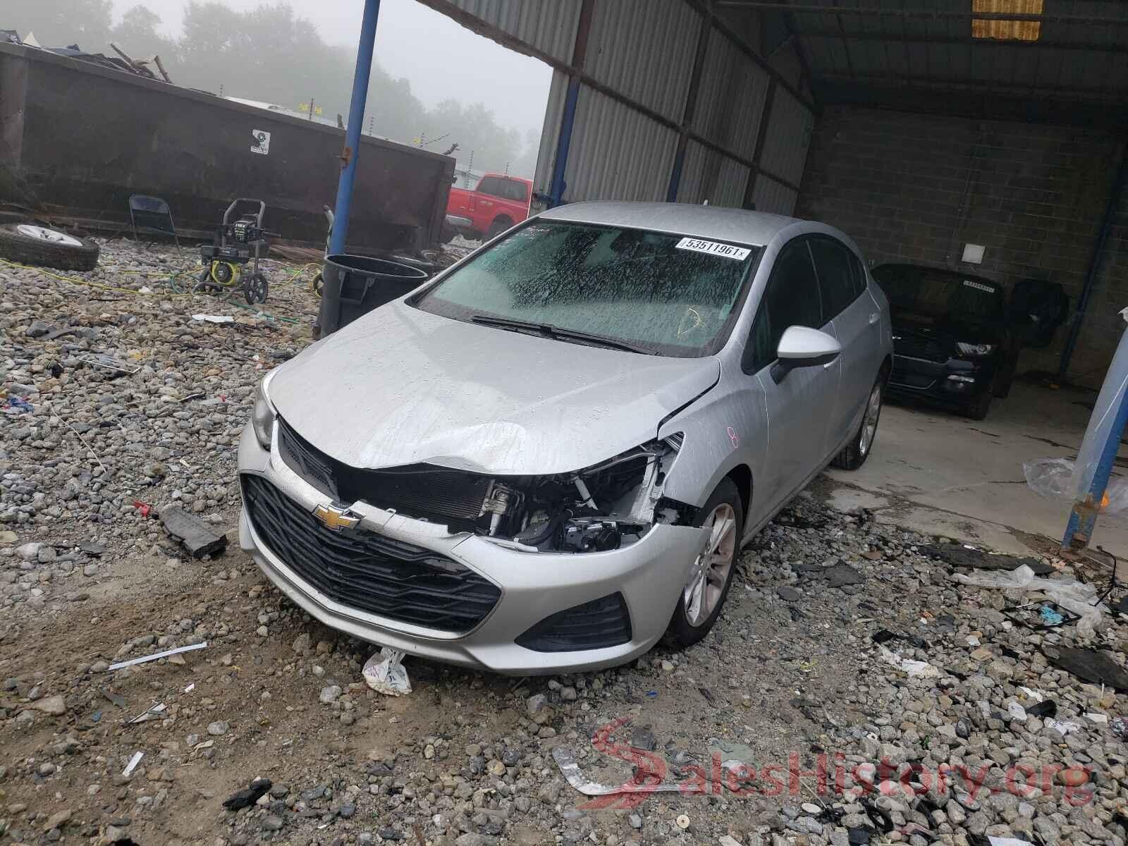 3G1BC6SM7KS594920 2019 CHEVROLET CRUZE