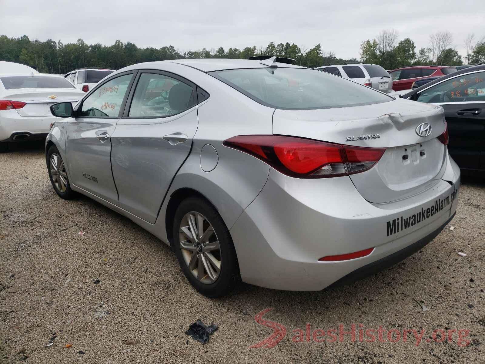 5NPDH4AE7GH765926 2016 HYUNDAI ELANTRA