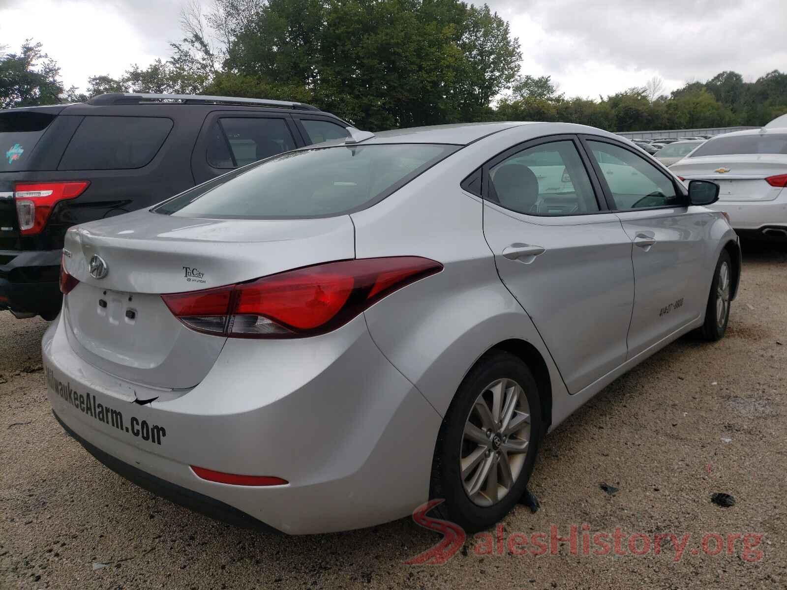 5NPDH4AE7GH765926 2016 HYUNDAI ELANTRA