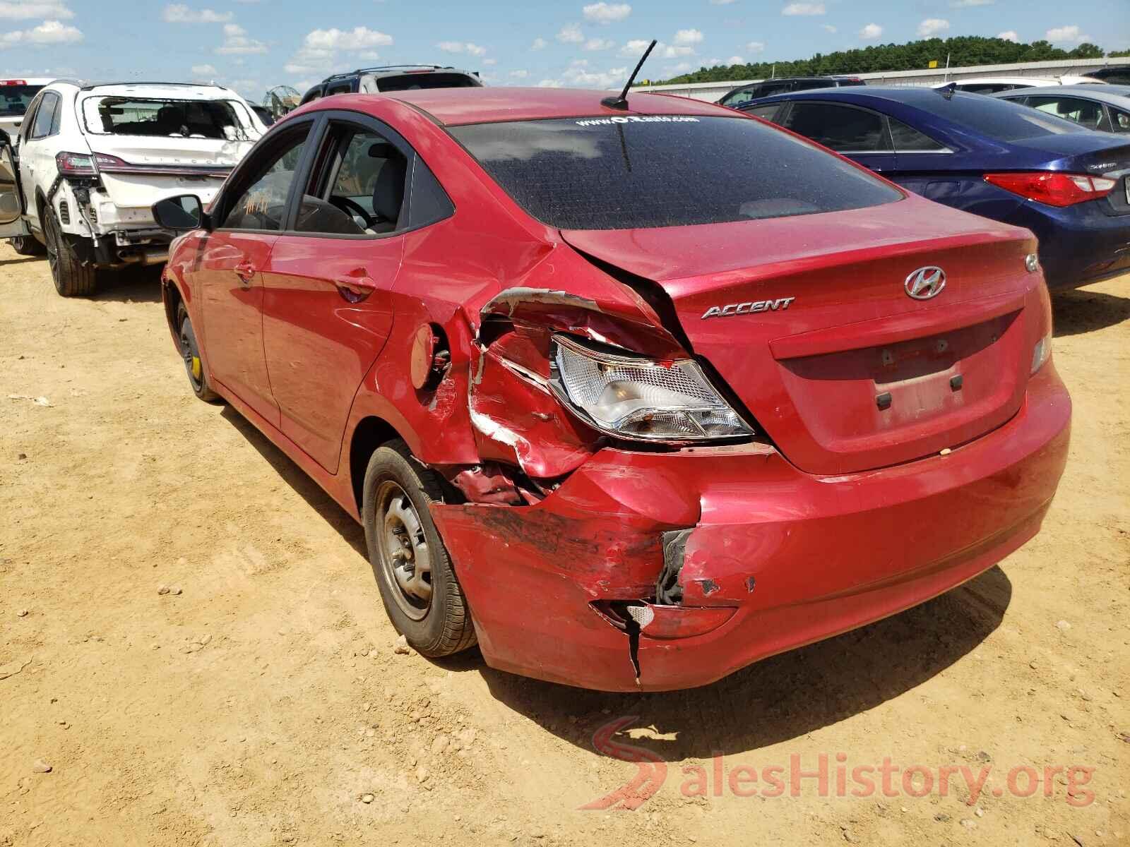 KMHCT4AE5GU942078 2016 HYUNDAI ACCENT