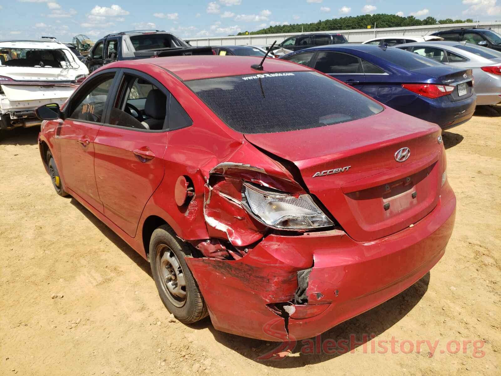 KMHCT4AE5GU942078 2016 HYUNDAI ACCENT