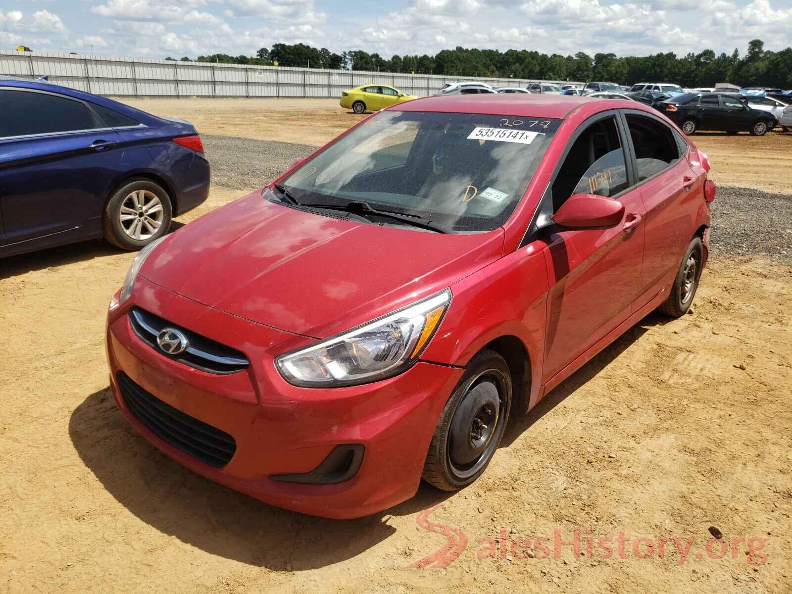 KMHCT4AE5GU942078 2016 HYUNDAI ACCENT