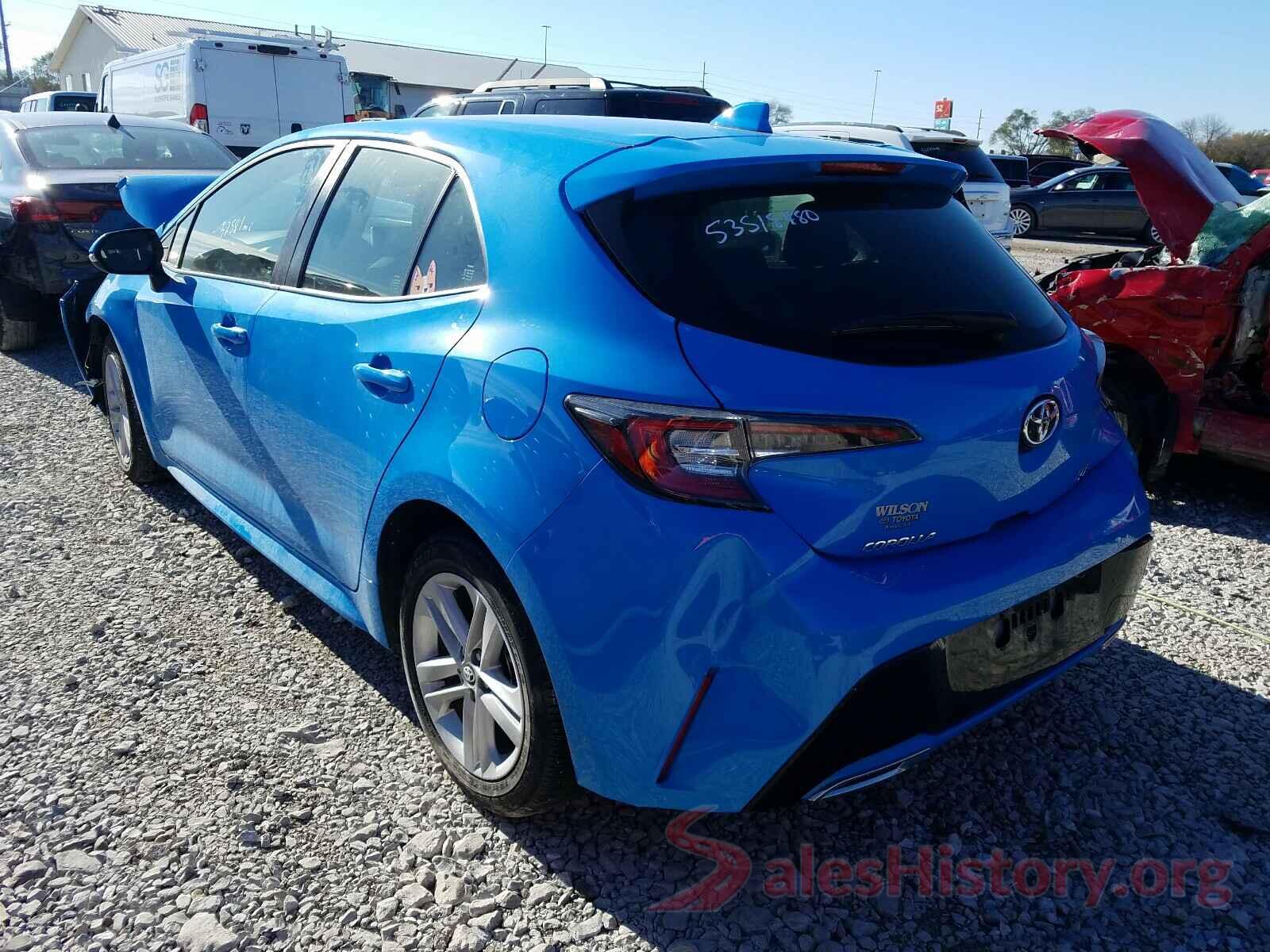 JTNK4RBE7K3023878 2019 TOYOTA COROLLA