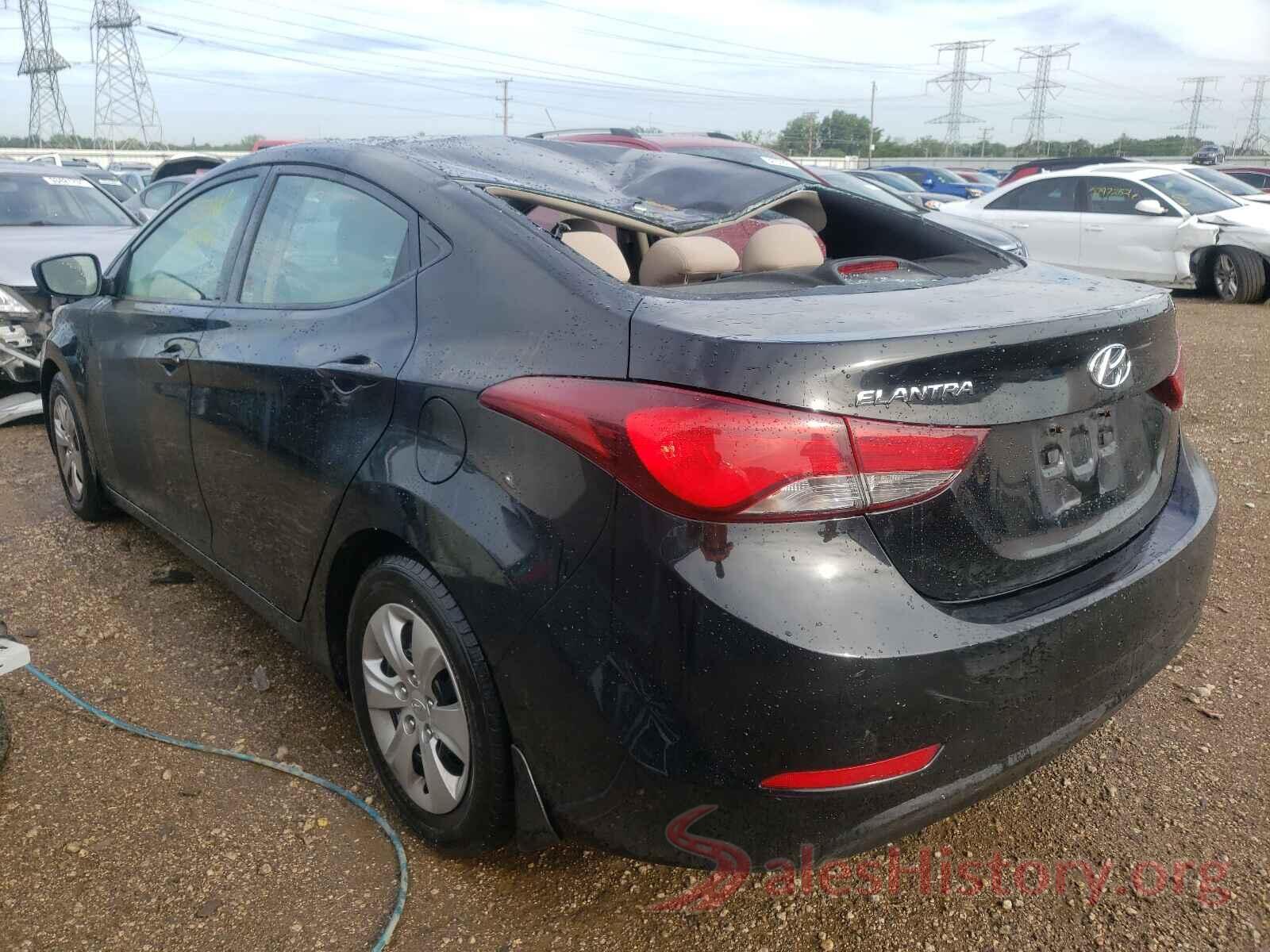 5NPDH4AE3GH784778 2016 HYUNDAI ELANTRA