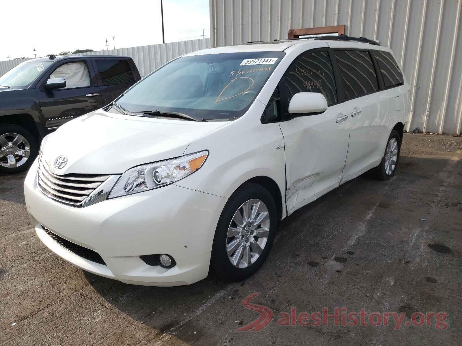 5TDDK3DC5GS130302 2016 TOYOTA SIENNA