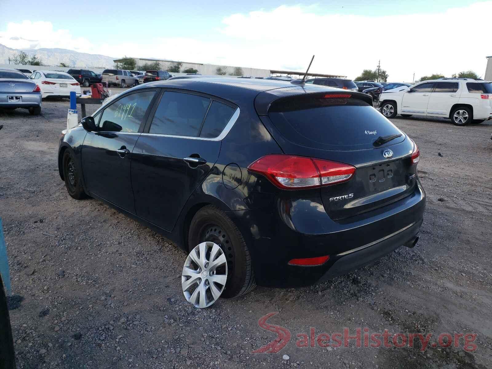 KNAFX5A85G5617895 2016 KIA FORTE