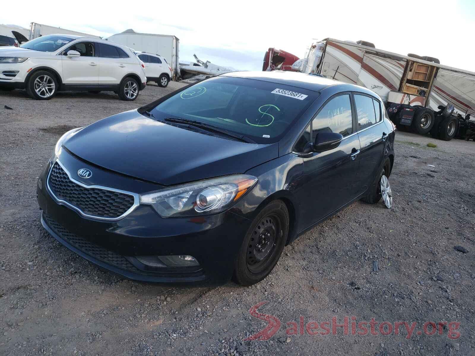 KNAFX5A85G5617895 2016 KIA FORTE