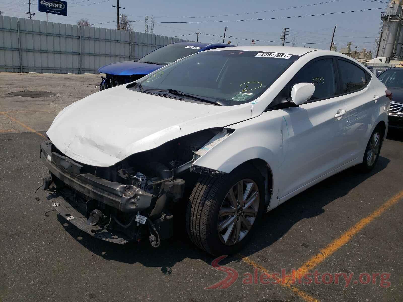 5NPDH4AE6GH706916 2016 HYUNDAI ELANTRA