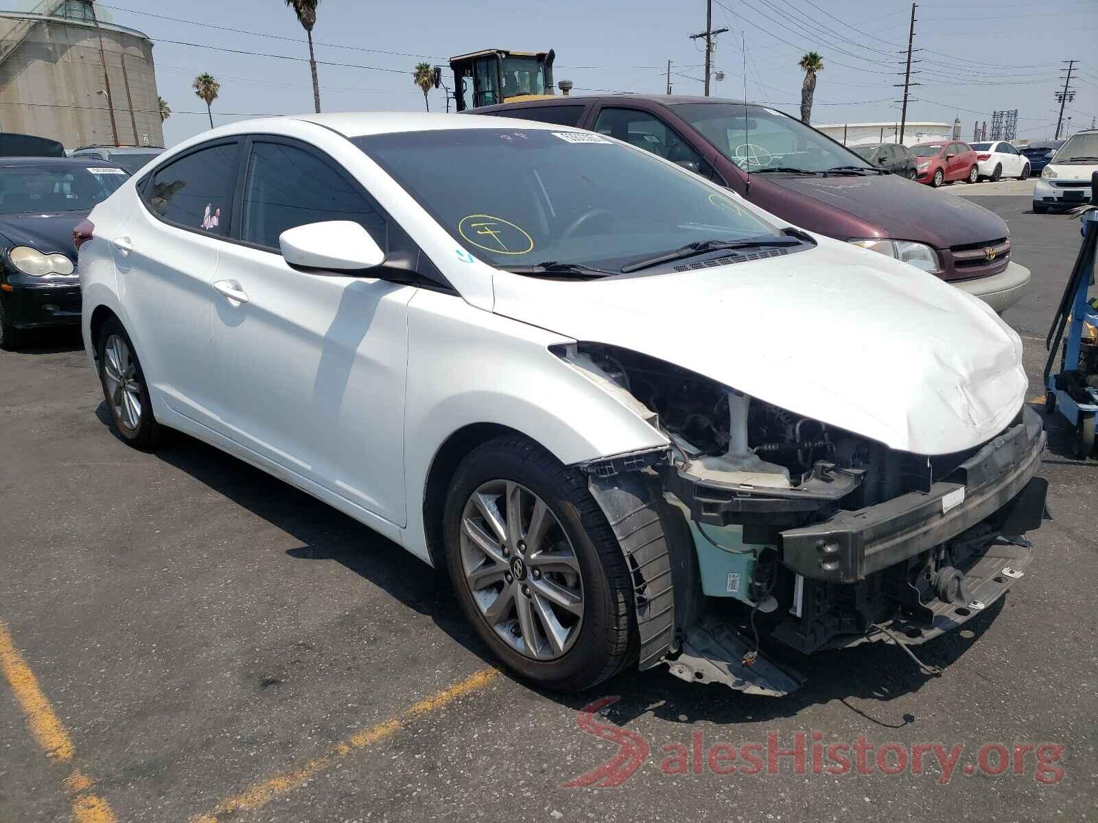 5NPDH4AE6GH706916 2016 HYUNDAI ELANTRA