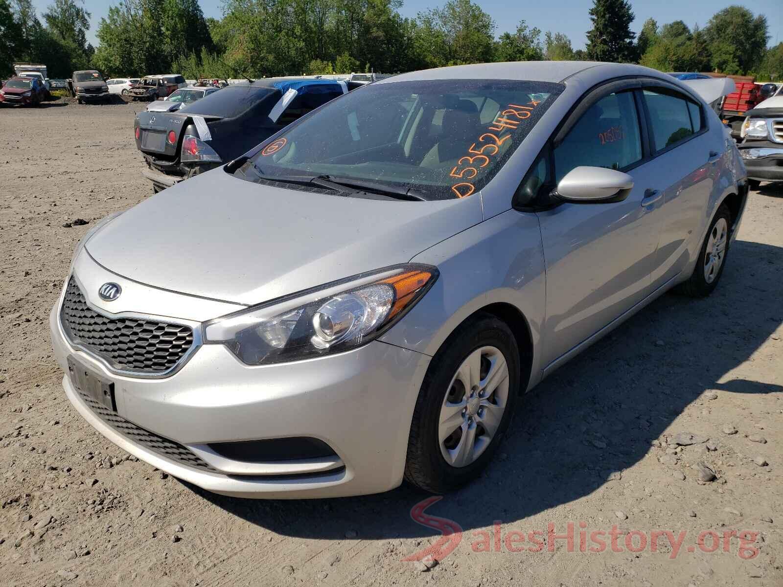 KNAFK4A63G5510870 2016 KIA FORTE