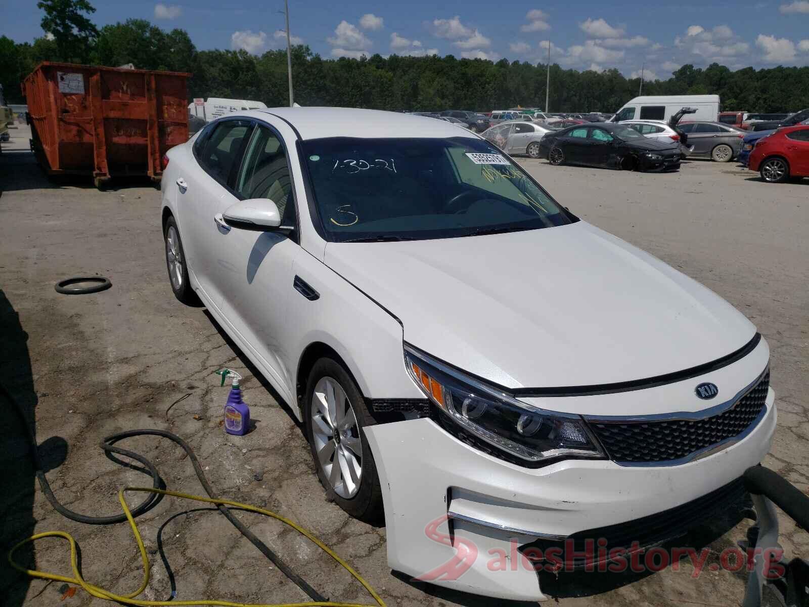 5XXGU4L31GG018161 2016 KIA OPTIMA