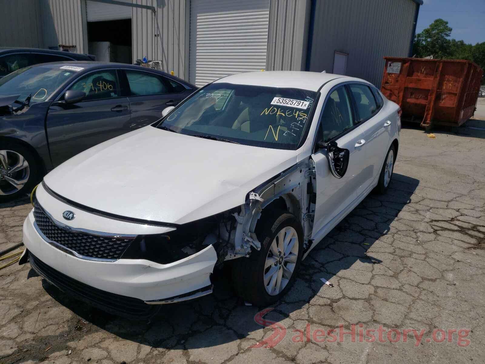 5XXGU4L31GG018161 2016 KIA OPTIMA