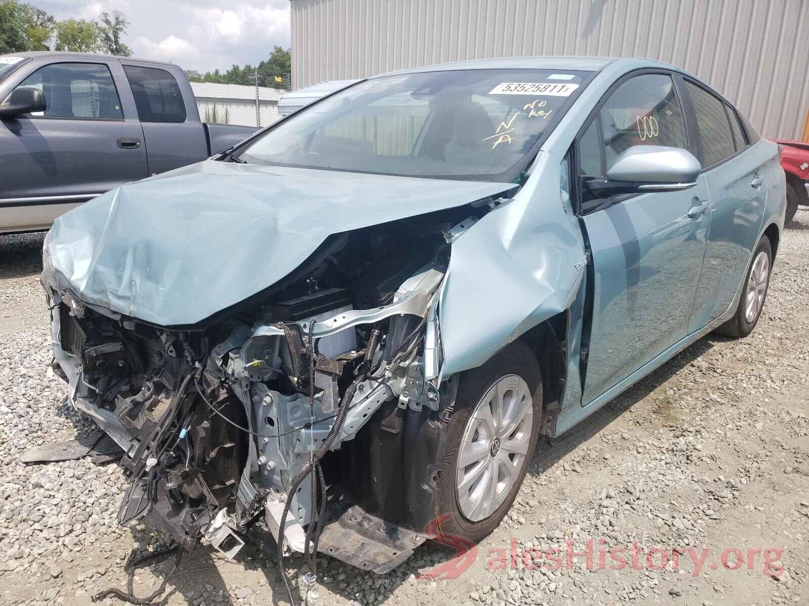 JTDKARFU3K3101801 2019 TOYOTA PRIUS