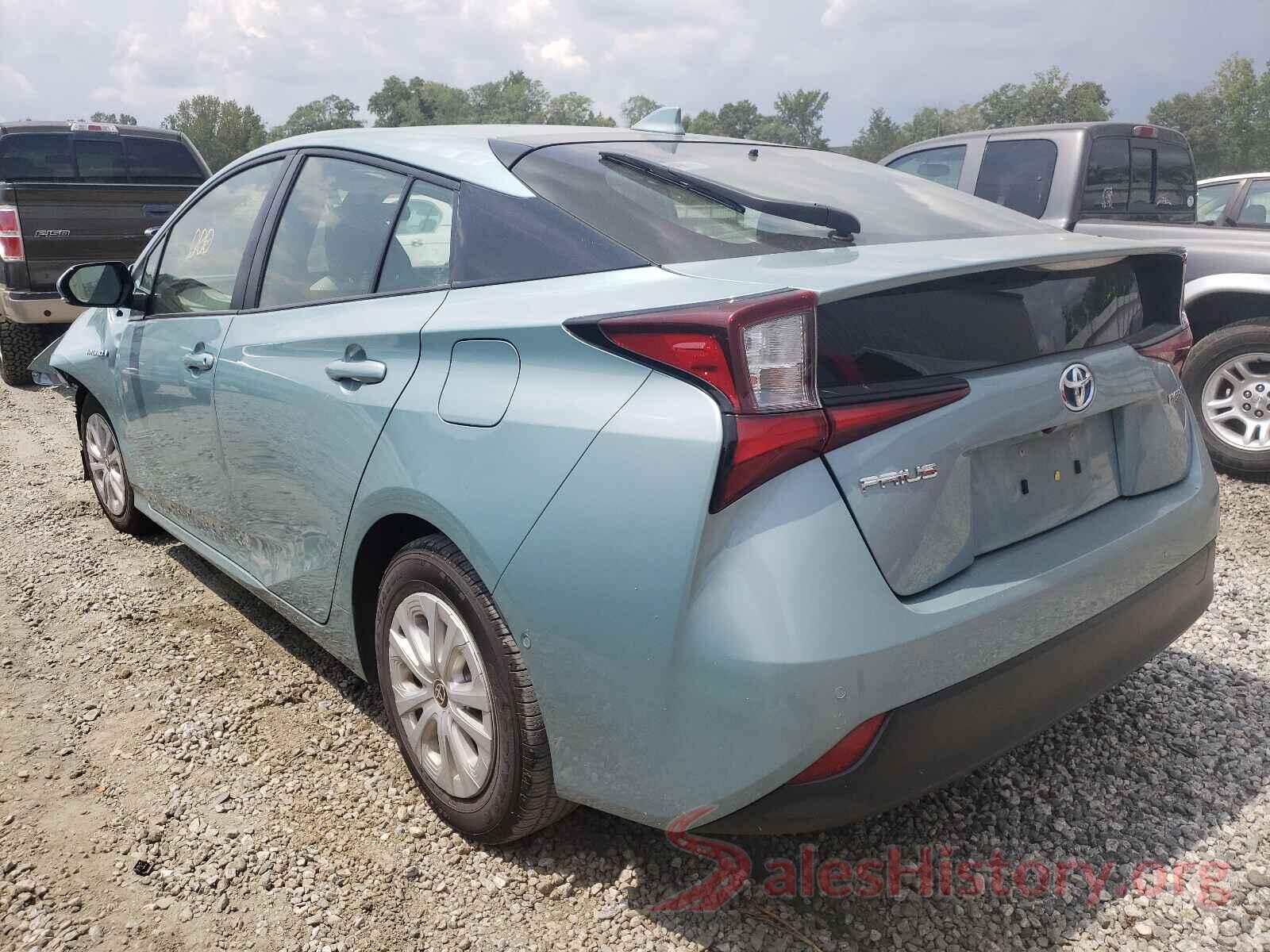 JTDKARFU3K3101801 2019 TOYOTA PRIUS