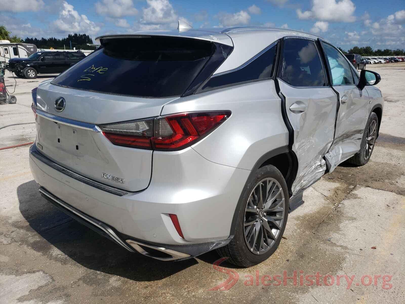 2T2BZMCA5KC174256 2019 LEXUS RX350