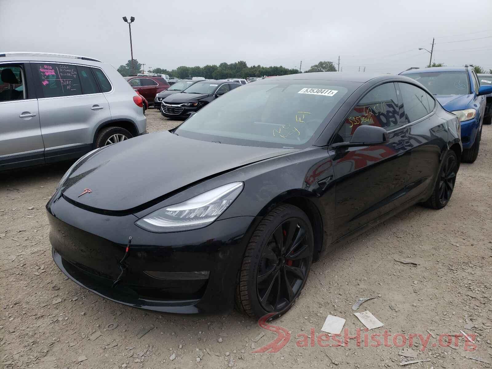 5YJ3E1EBXKF425518 2019 TESLA MODEL 3