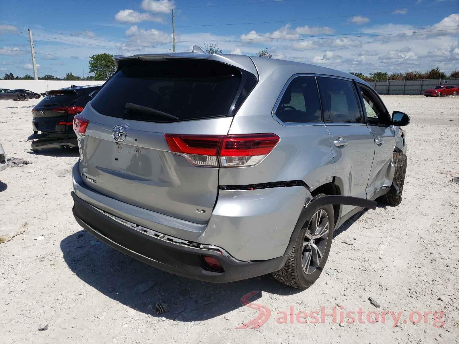 5TDZZRFH0KS302239 2019 TOYOTA HIGHLANDER